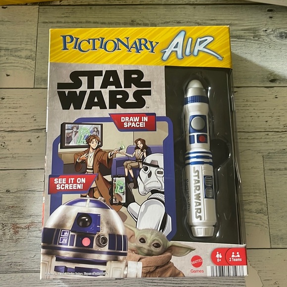 Mattel Disney Star Wars Pictionary Air Game NEW - Picture 1 of 8